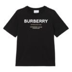 Burberry – Kids’ Cedar Horseferry Logo Cotton Graphic Tee