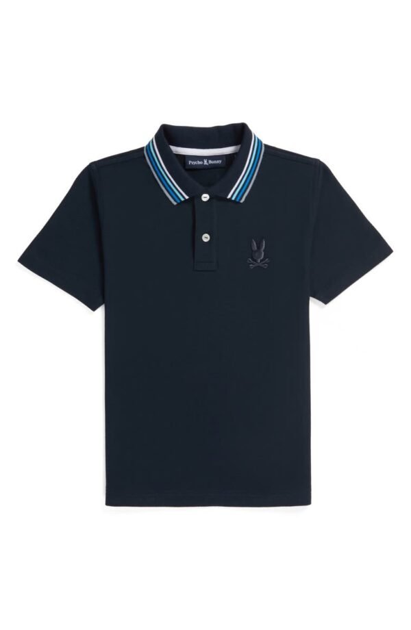 Psycho Bunny - Kids' Athens Tipped Piqué Polo