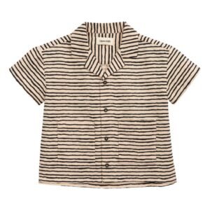 Open Edit - Kids' Fun Short Sleeve Organic Cotton Camp Shirt