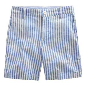 Mini Boden – Kids’ Stripe Cotton & Linen Chino Shorts