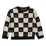 Acne Studios – Kids’ Face Check Wool Sweater