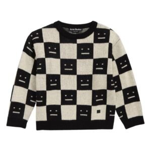 Acne Studios - Kids' Face Check Wool Sweater