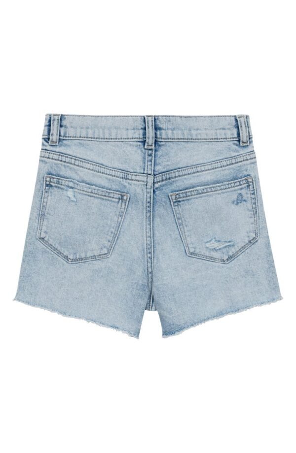 DL1961 - Kids' Lucy Exposed Button Cutoff Denim Shorts - Image 2