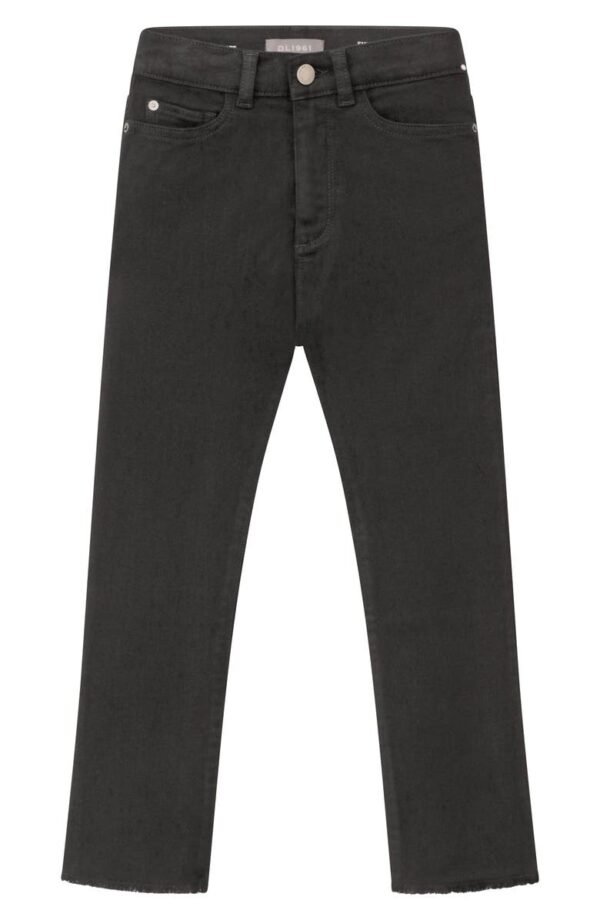 DL1961 - Kids' Embroidered Wide Leg Jeans
