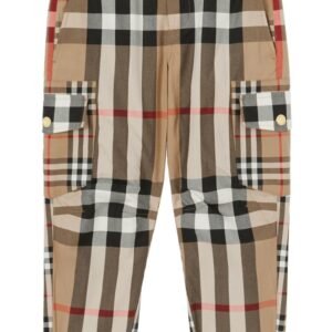 Burberry - Kids' Gordon Check Cotton Pants