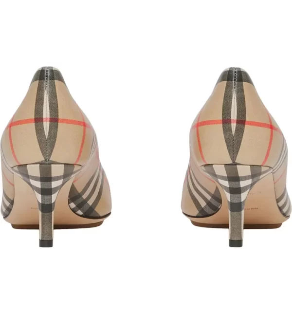Burberry - Aubri Check Pointed Toe Pump (Women) - Image 6