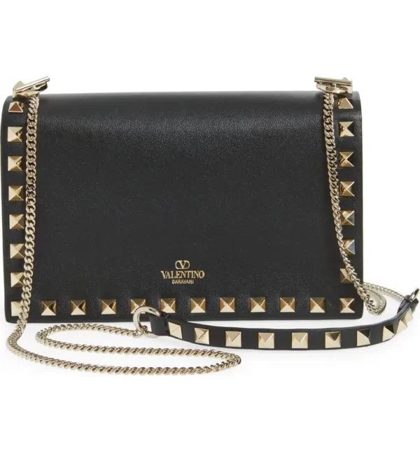 Valentino Garavani - Rockstud Leather Crossbody Bag - Image 2