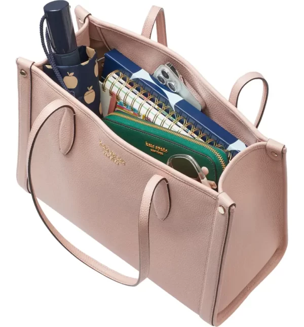 kate spade new york - medium market leather tote - Image 5