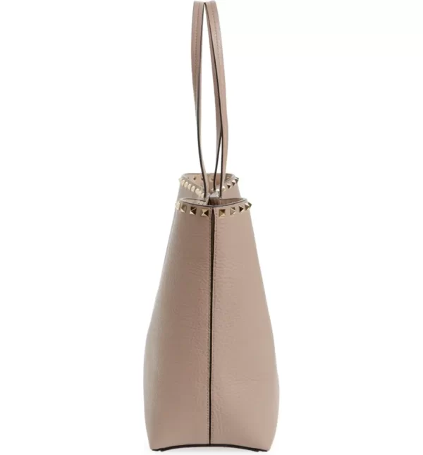 Valentino Garavani - Rockstud Calfskin Leather Tote - Image 3