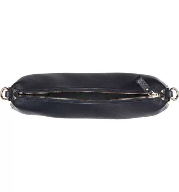 Valentino Garavani - Rockstud Leather Hobo Bag - Image 4
