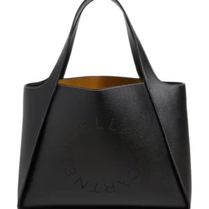 Stella McCartney – Studded Logo Faux Leather Tote