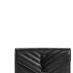Saint Laurent – Cassandre Matelassé Leather Envelope Wallet on a Chain