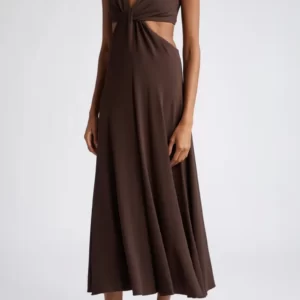 Michael Kors Collection – Matte Jersey Cutout Dress