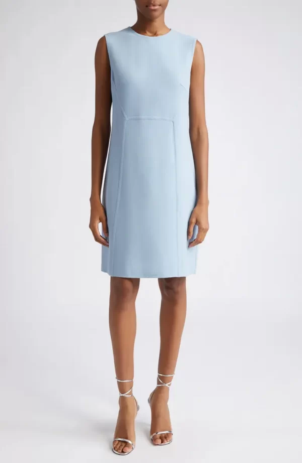 Michael Kors Collection - Stretch Wool Blend Crepe Shift Dress