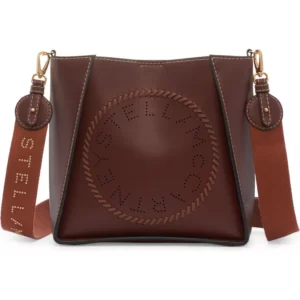 Stella McCartney - Mini Circle Logo Faux Leather Crossbody Bag