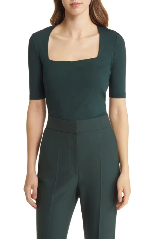 BOSS - Evaka Square Neck Top