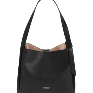 KATE SPADE NEW YORK – knott large leather shoulder bag