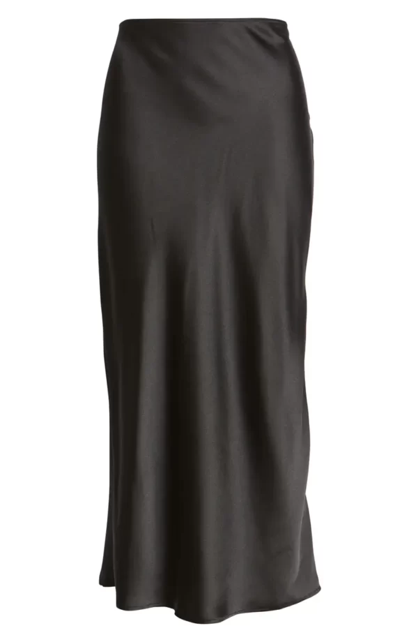 Topshop - Bias Cut Satin Midi Skirt - Image 3