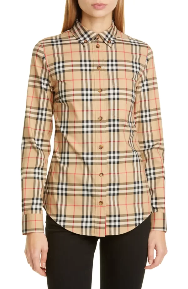 Burberry - Lapwing Vintage Check Stretch Cotton Shirt