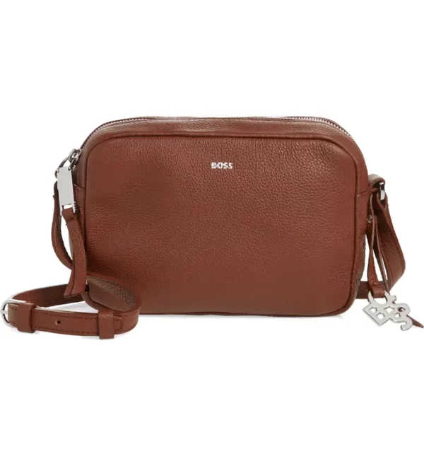 BOSS - Scarlet Leather Crossbody Bag