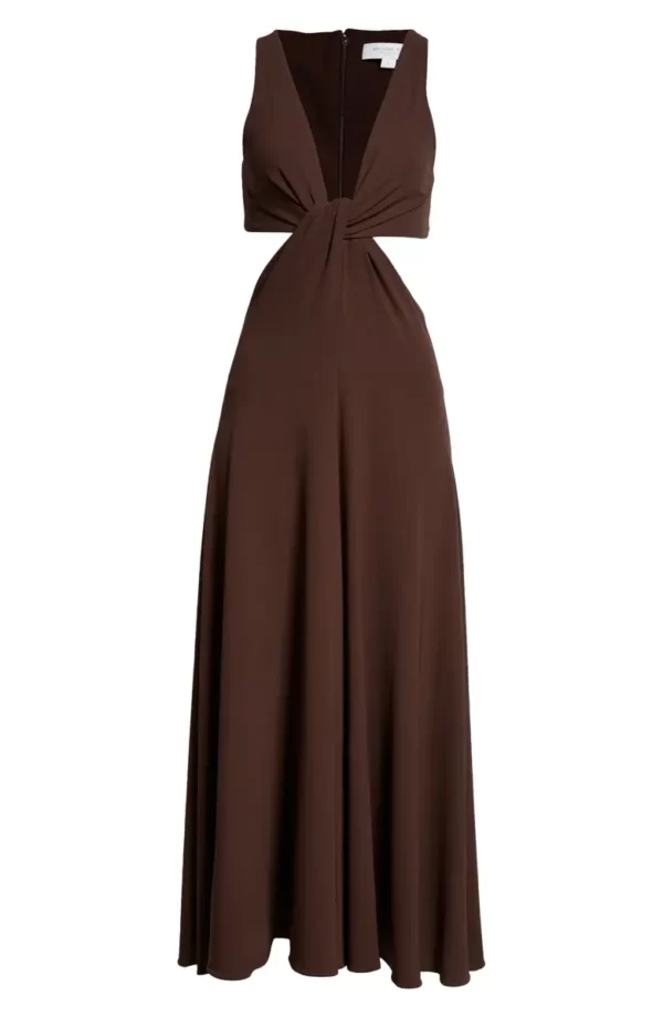 Michael Kors Collection - Matte Jersey Cutout Dress - Image 5