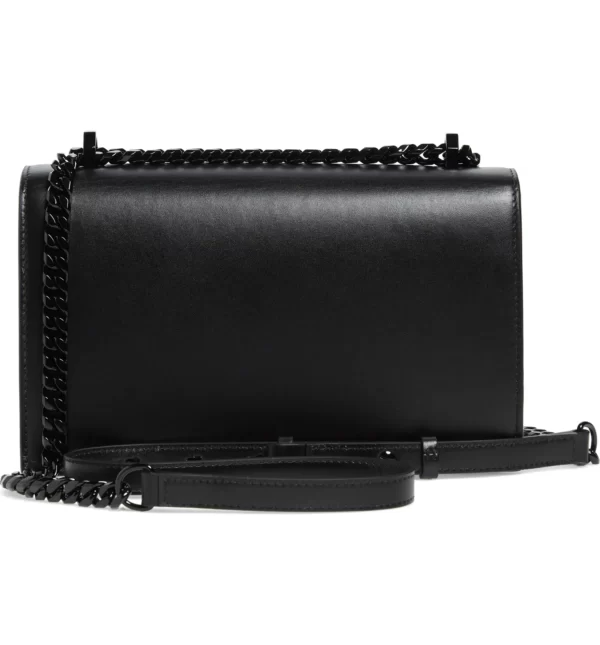 Alexander McQueen - Blackout Leather Crossbody Knuckle Bag (GROUP BUY) - Image 4