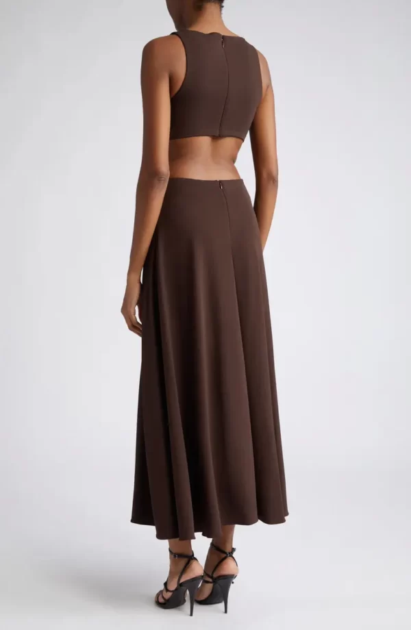 Michael Kors Collection - Matte Jersey Cutout Dress - Image 4