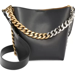 Stella McCartney – Frayme Faux Leather Bucket Bag