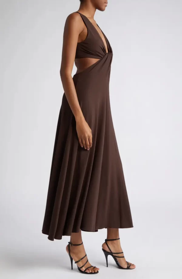 Michael Kors Collection - Matte Jersey Cutout Dress - Image 3