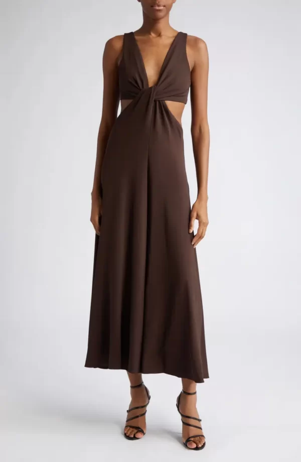 Michael Kors Collection - Matte Jersey Cutout Dress