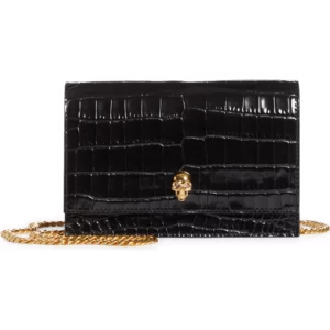 Alexander McQueen - Mini Skull Croc Embossed Leather Bag (GROUP BUY)
