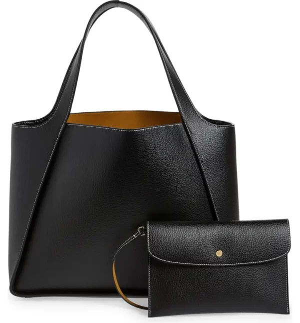 Stella McCartney - Studded Logo Faux Leather Tote - Image 3
