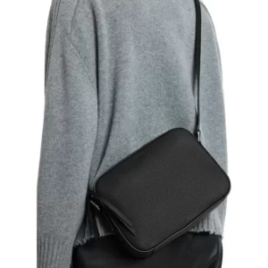 AllSaints – Captain Square Leather Crossbody Bag