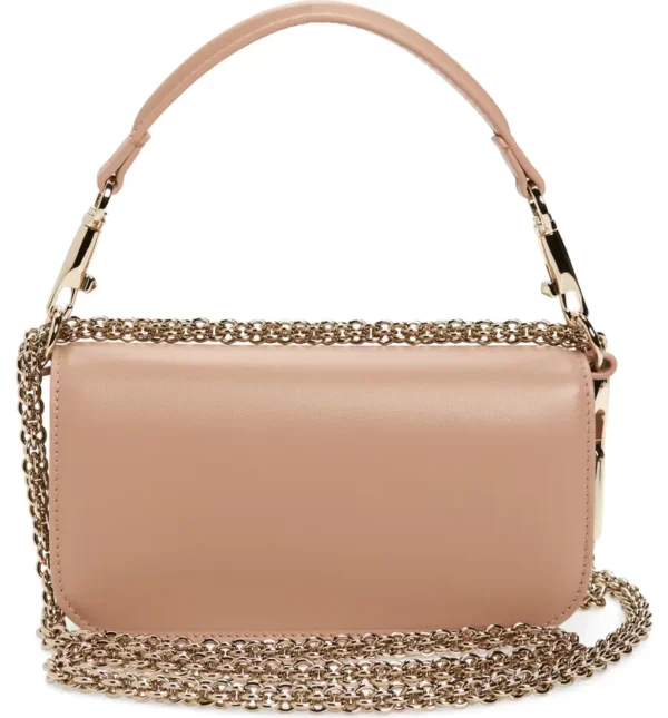 Valentino Garavani - Small Locò Leather Shoulder Bag - Image 4
