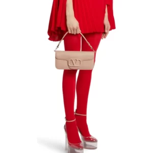 Valentino Garavani – Locò Leather Shoulder Bag