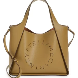 Stella McCartney - Perforated Logo Faux Leather Crossbody Bag