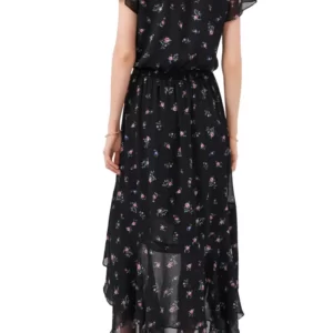 1.STATE – Woodland Floral HighLow Dress