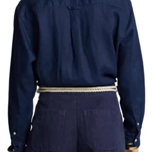 Polo Ralph Lauren – Indigo Linen Button-Down Shirt
