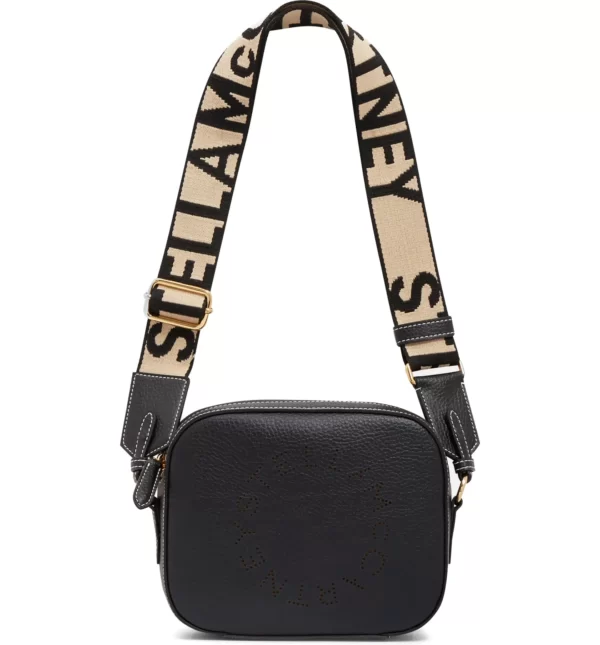 Stella McCartney - Perforated Logo Faux Leather Camera Bag