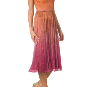 Dress the Population – Haldis Metallic Ombré Strapless Cocktail Dress