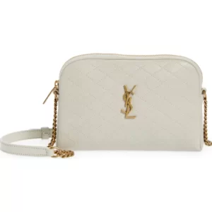 Saint Laurent - Gaby Quilted Leather Crossbody Pouch