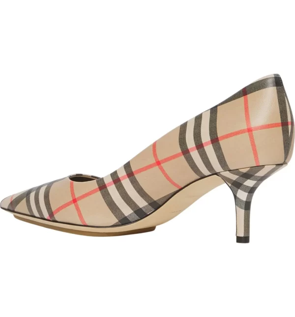 Burberry - Aubri Check Pointed Toe Pump (Women) - Image 2