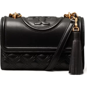 Tory Burch - Fleming Small Convertible Leather Shoulder Bag