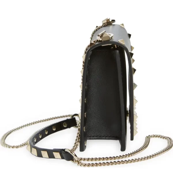 Valentino Garavani - Rockstud Leather Crossbody Bag - Image 5