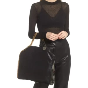 Stella McCartney – Falabella Faux Leather Foldover Tote