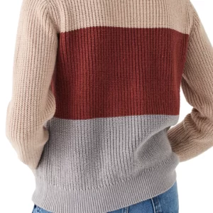 Faherty – Cozy Colorblock Cotton Blend Sweater