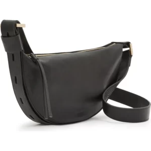 AllSaints - Half Moon Leather Crossbody Bag (GROUP BUY)