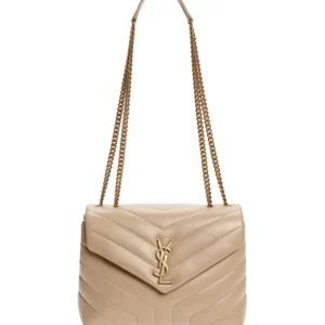 Saint Laurent -  Small Loulou Chain Leather Shoulder Bag