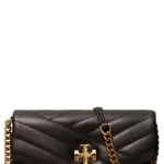 Tory Burch – Kira Chevron Quilted Leather Wallet on a Chain