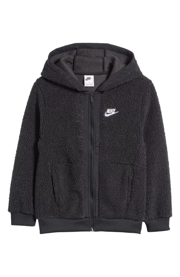 Nike - Kids' Sportswear Club Texured Fleece Zip-Up Hoodie